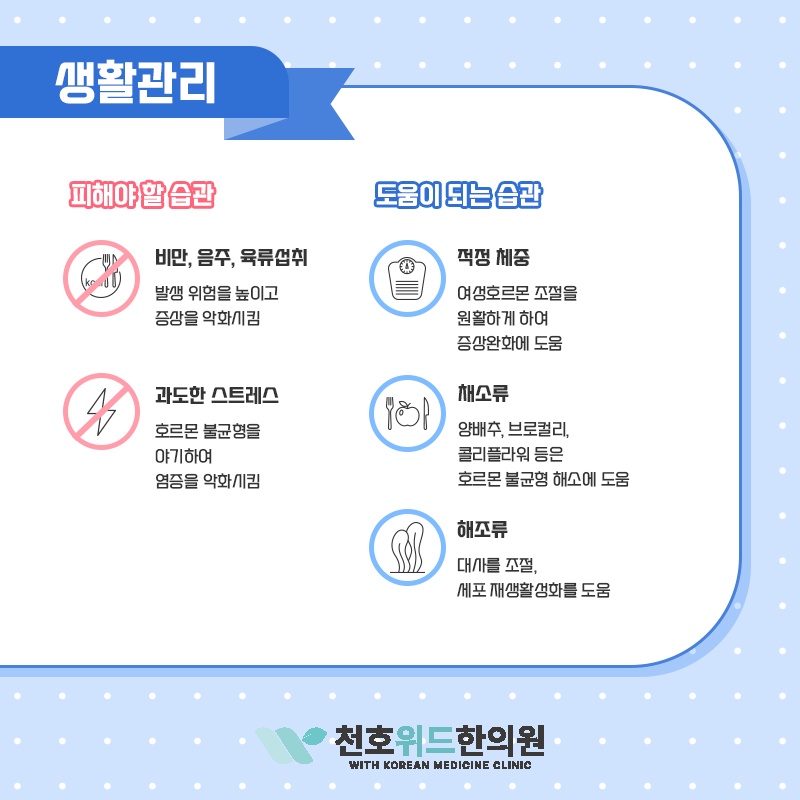 자궁근종의 크기 변화를 살피며 관리하는 방법